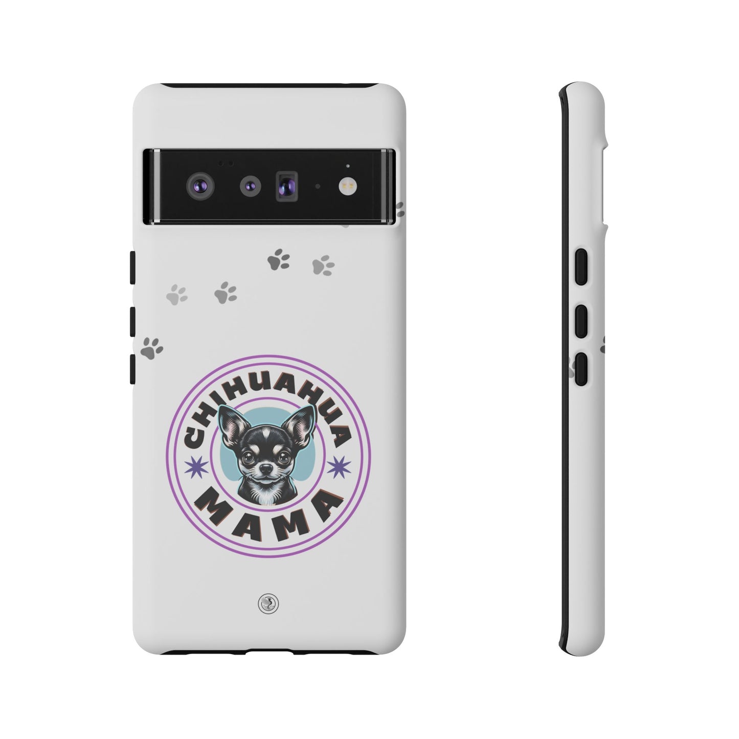 Chihuahua Mama - (Black) Tough Dual Layer Phone Case