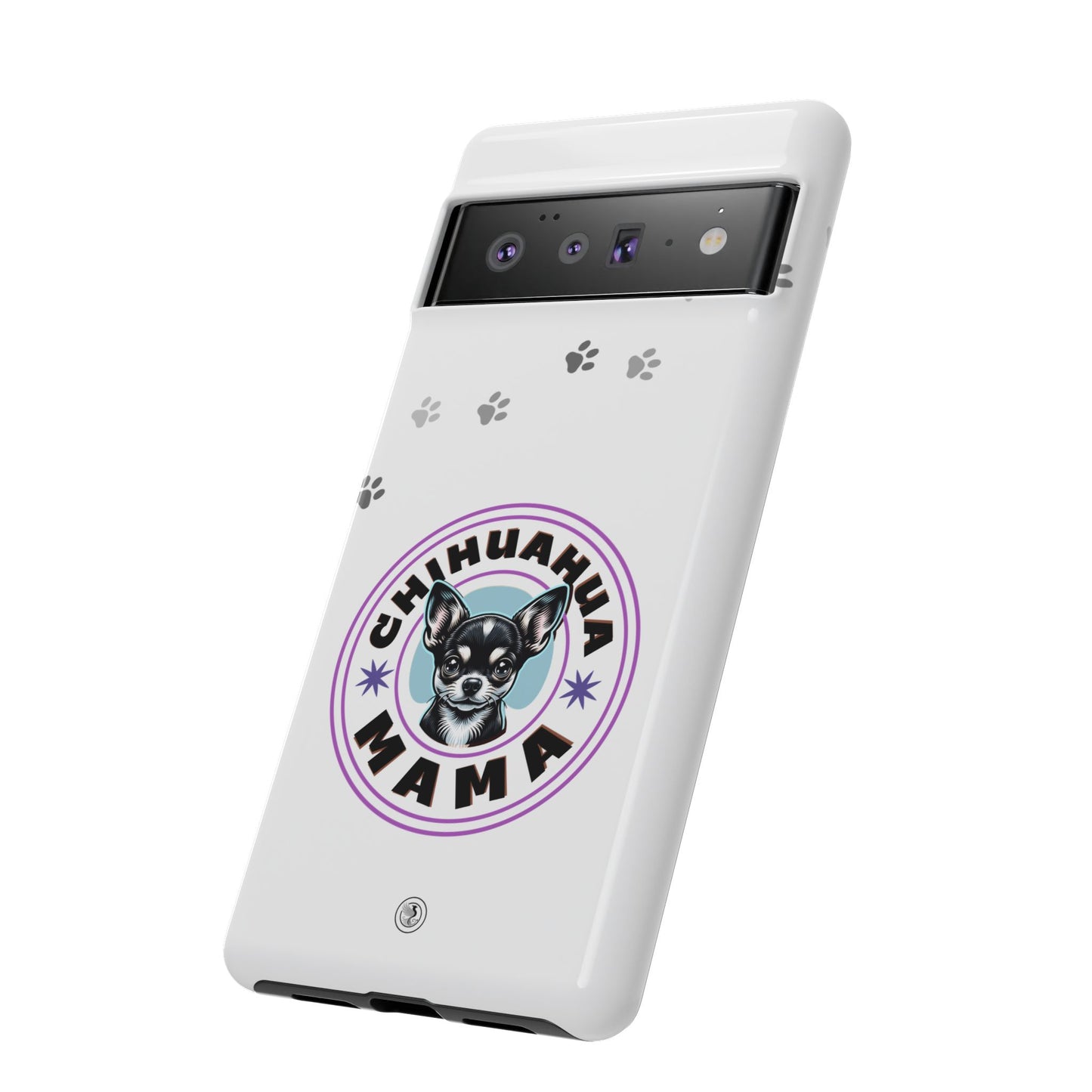 Chihuahua Mama - (Black) Tough Dual Layer Phone Case