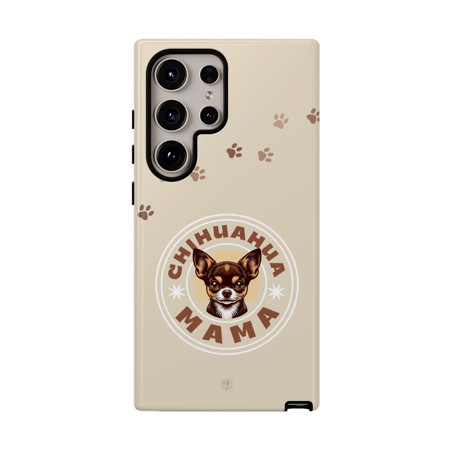 Chihuahua Mama - (Brown) Tough Dual Layer Phone Case