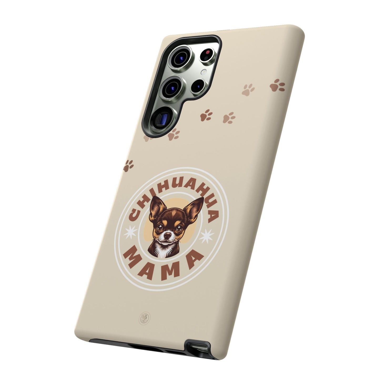 Chihuahua Mama - (Brown) Tough Dual Layer Phone Case