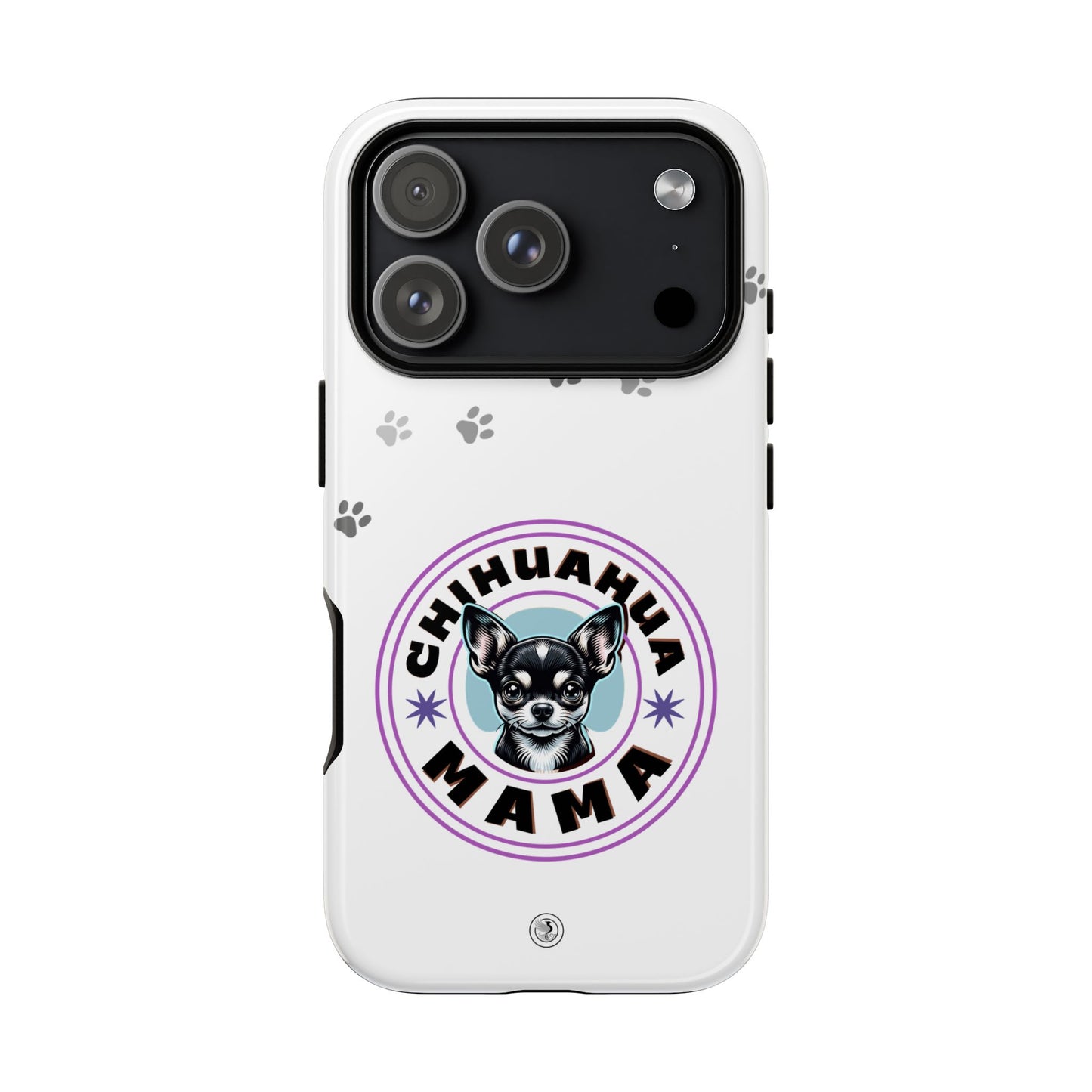 Chihuahua Mama - (Black) Tough Dual Layer Phone Case