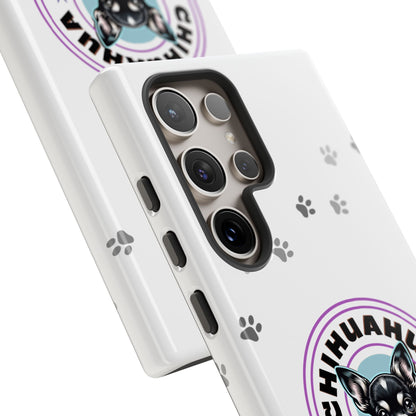 Chihuahua Mama - (Black) Tough Dual Layer Phone Case