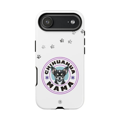 Chihuahua Mama - (Black) Tough Dual Layer Phone Case