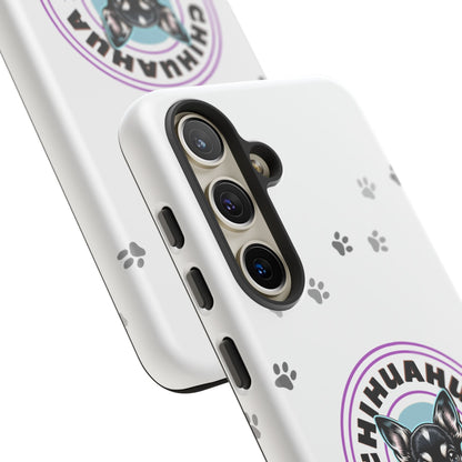Chihuahua Mama - (Black) Tough Dual Layer Phone Case