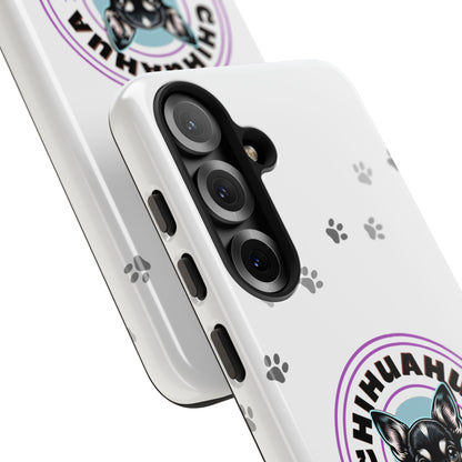 Chihuahua Mama - (Black) Tough Dual Layer Phone Case
