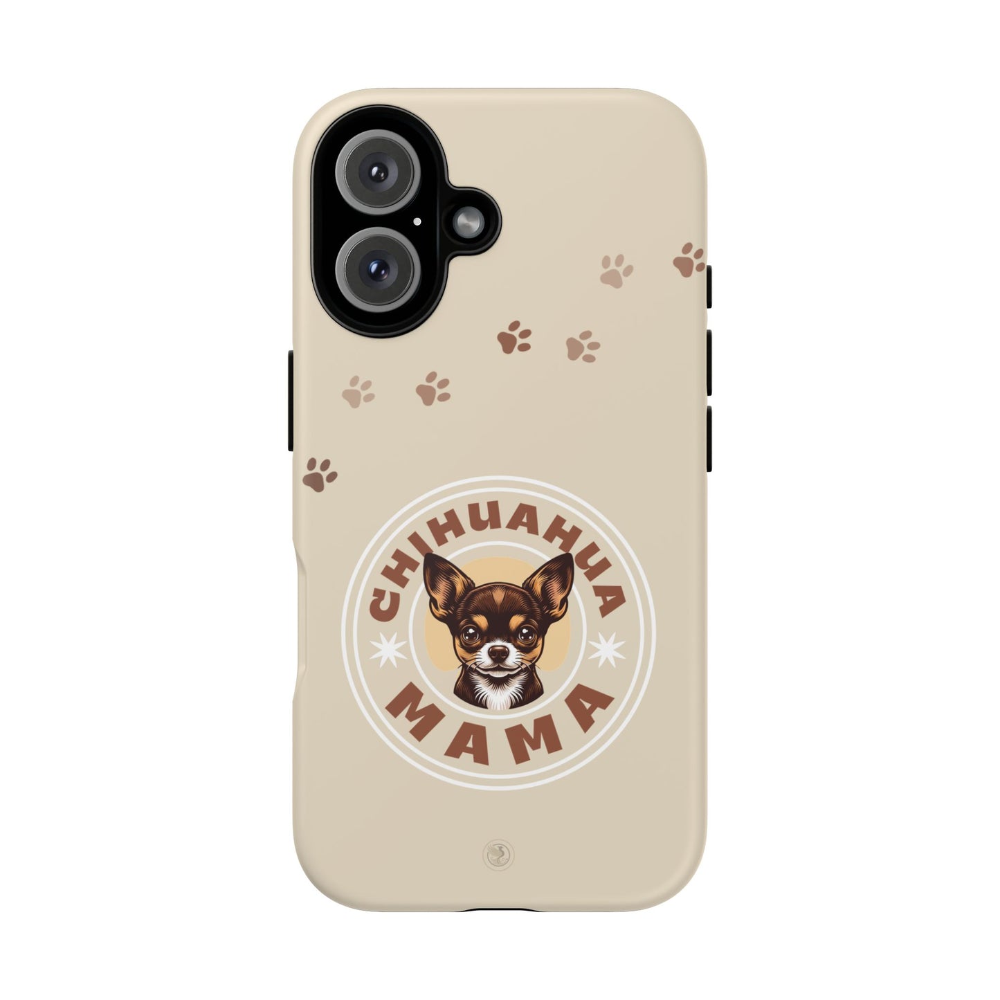 Chihuahua Mama - (Brown) Tough Dual Layer Phone Case