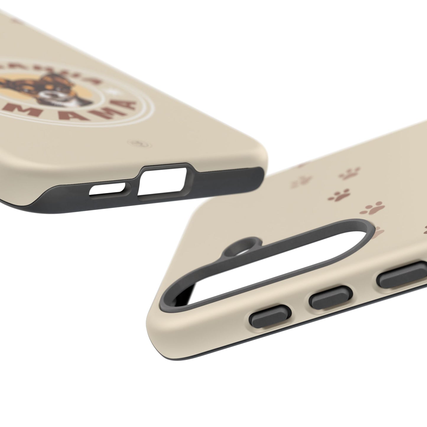 Chihuahua Mama - (Brown) Tough Dual Layer Phone Case