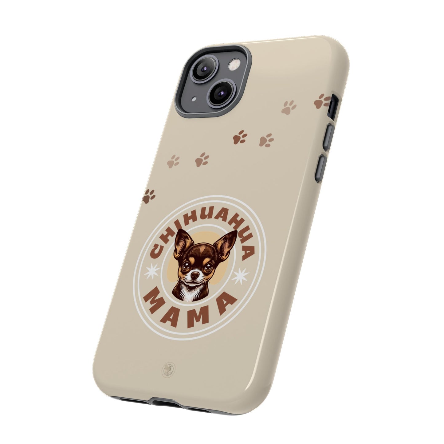 Chihuahua Mama - (Brown) Tough Dual Layer Phone Case