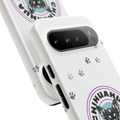 Chihuahua Mama - (Black) Tough Dual Layer Phone Case
