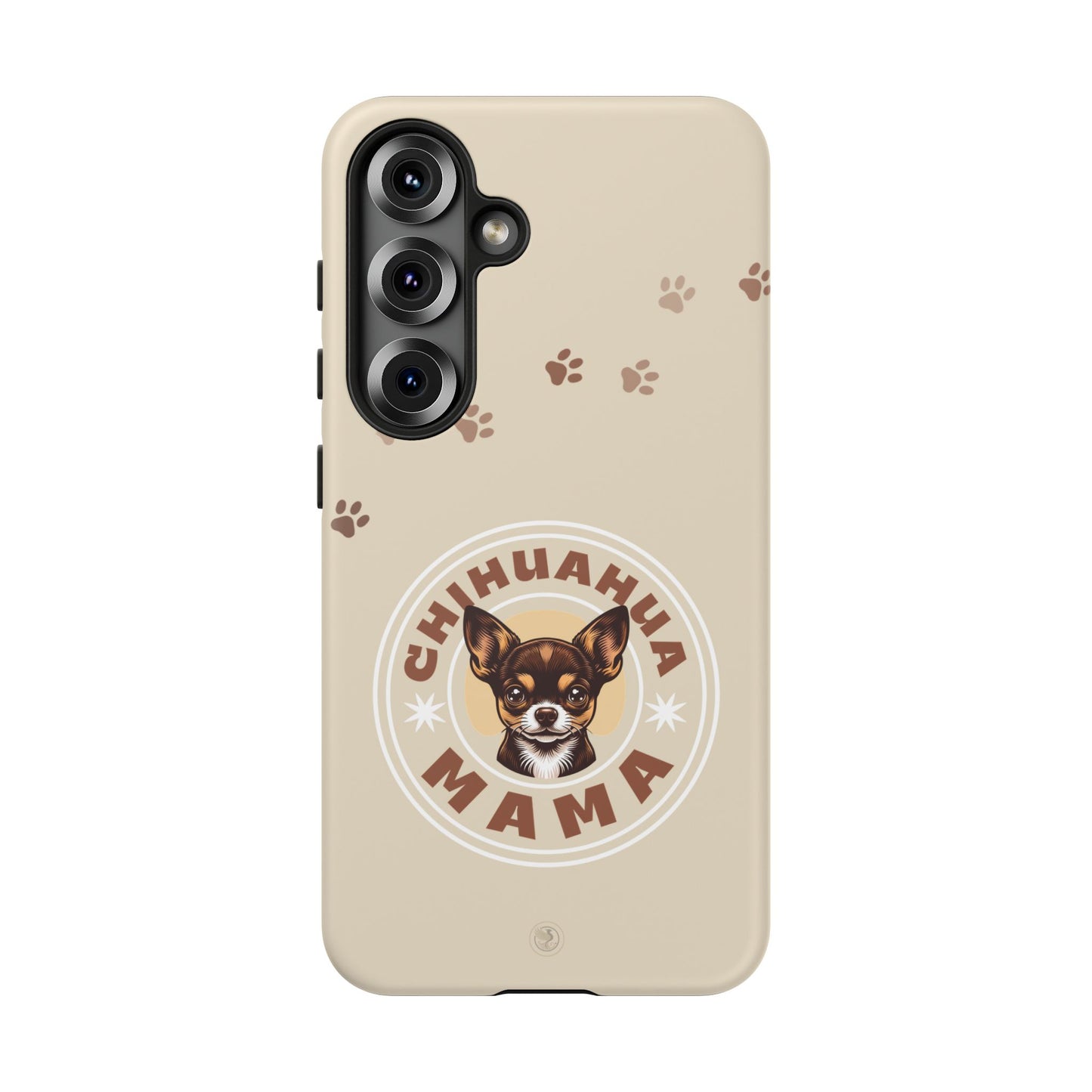 Chihuahua Mama - (Brown) Tough Dual Layer Phone Case