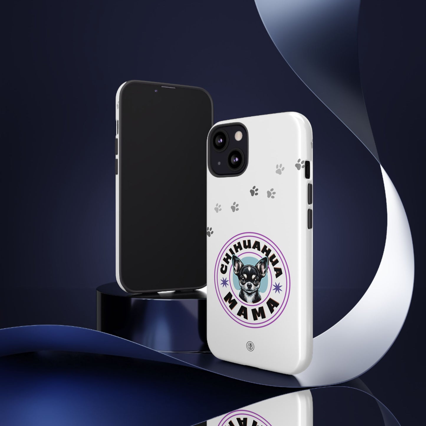 Chihuahua Mama - (Black) Tough Dual Layer Phone Case