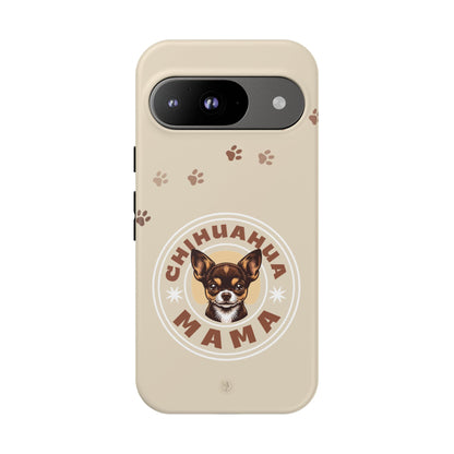 Chihuahua Mama - (Brown) Tough Dual Layer Phone Case