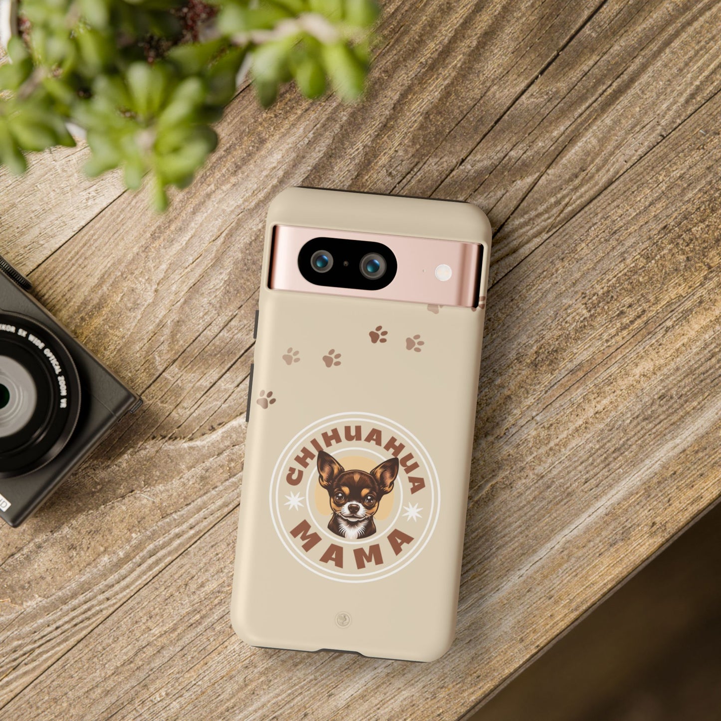 Chihuahua Mama - (Brown) Tough Dual Layer Phone Case