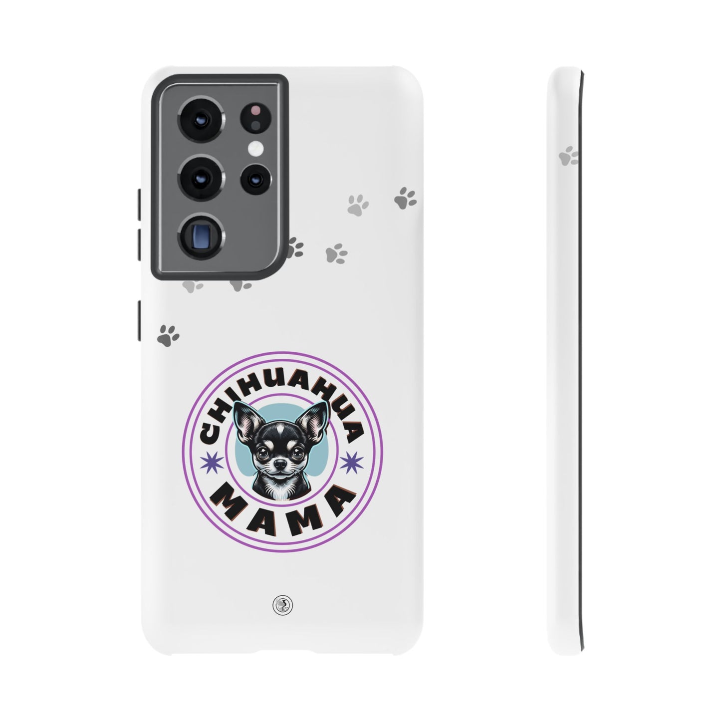 Chihuahua Mama - (Black) Tough Dual Layer Phone Case