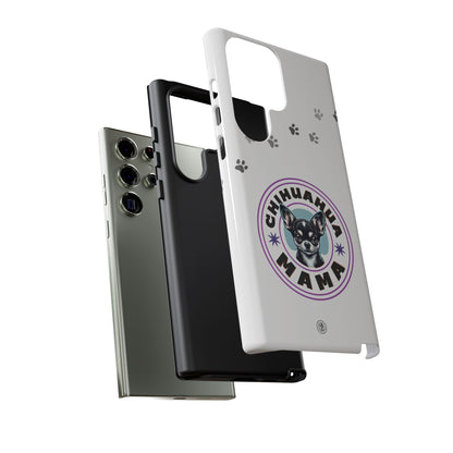 Chihuahua Mama - (Black) Tough Dual Layer Phone Case