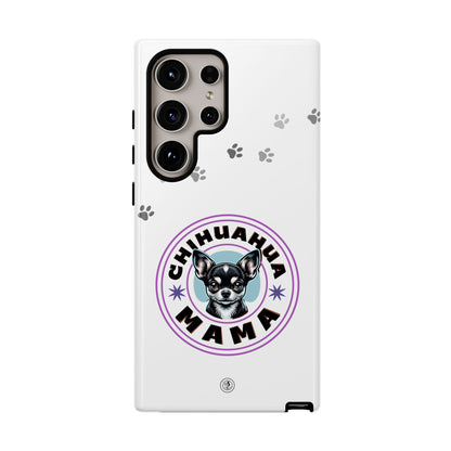Chihuahua Mama - (Black) Tough Dual Layer Phone Case