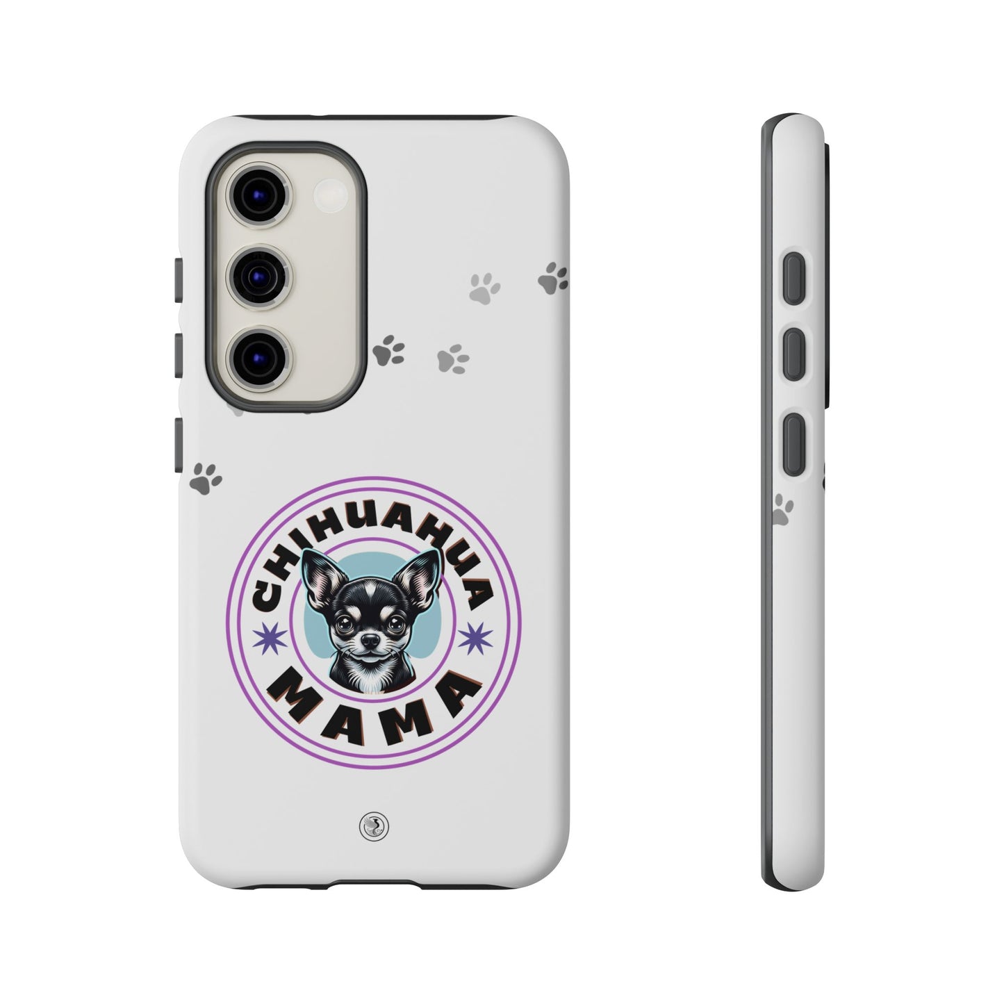 Chihuahua Mama - (Black) Tough Dual Layer Phone Case