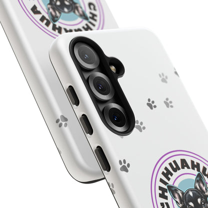 Chihuahua Mama - (Black) Tough Dual Layer Phone Case
