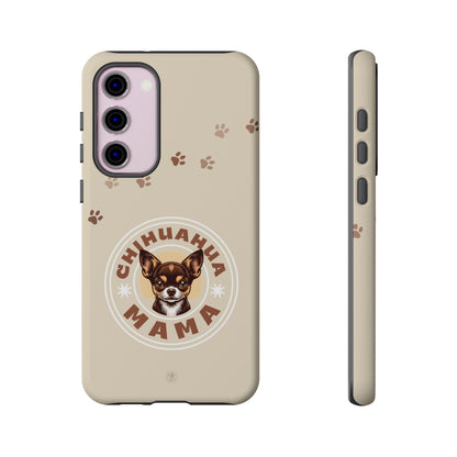 Chihuahua Mama - (Brown) Tough Dual Layer Phone Case