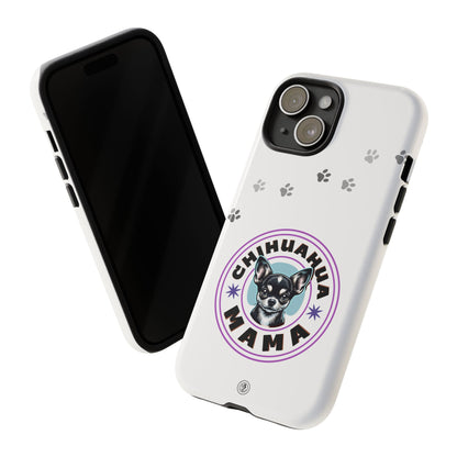 Chihuahua Mama - (Black) Tough Dual Layer Phone Case