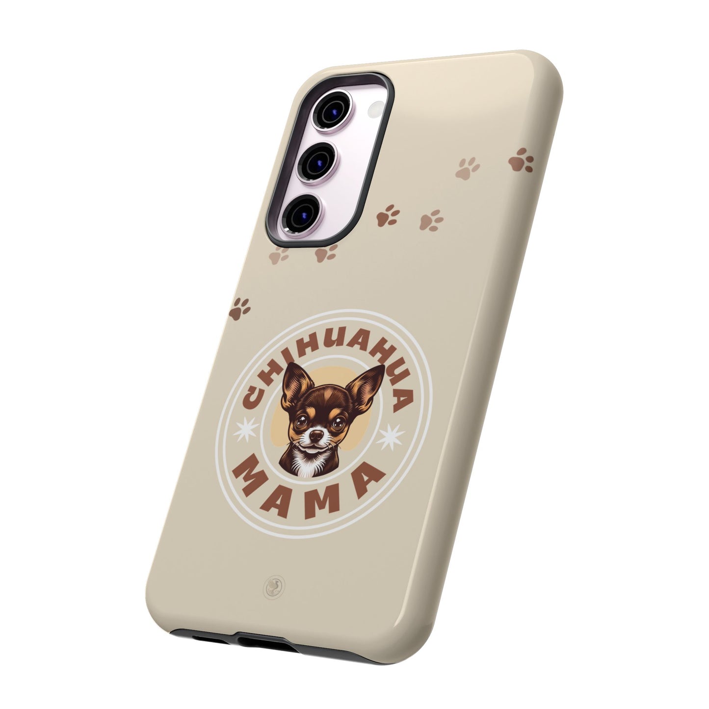 Chihuahua Mama - (Brown) Tough Dual Layer Phone Case