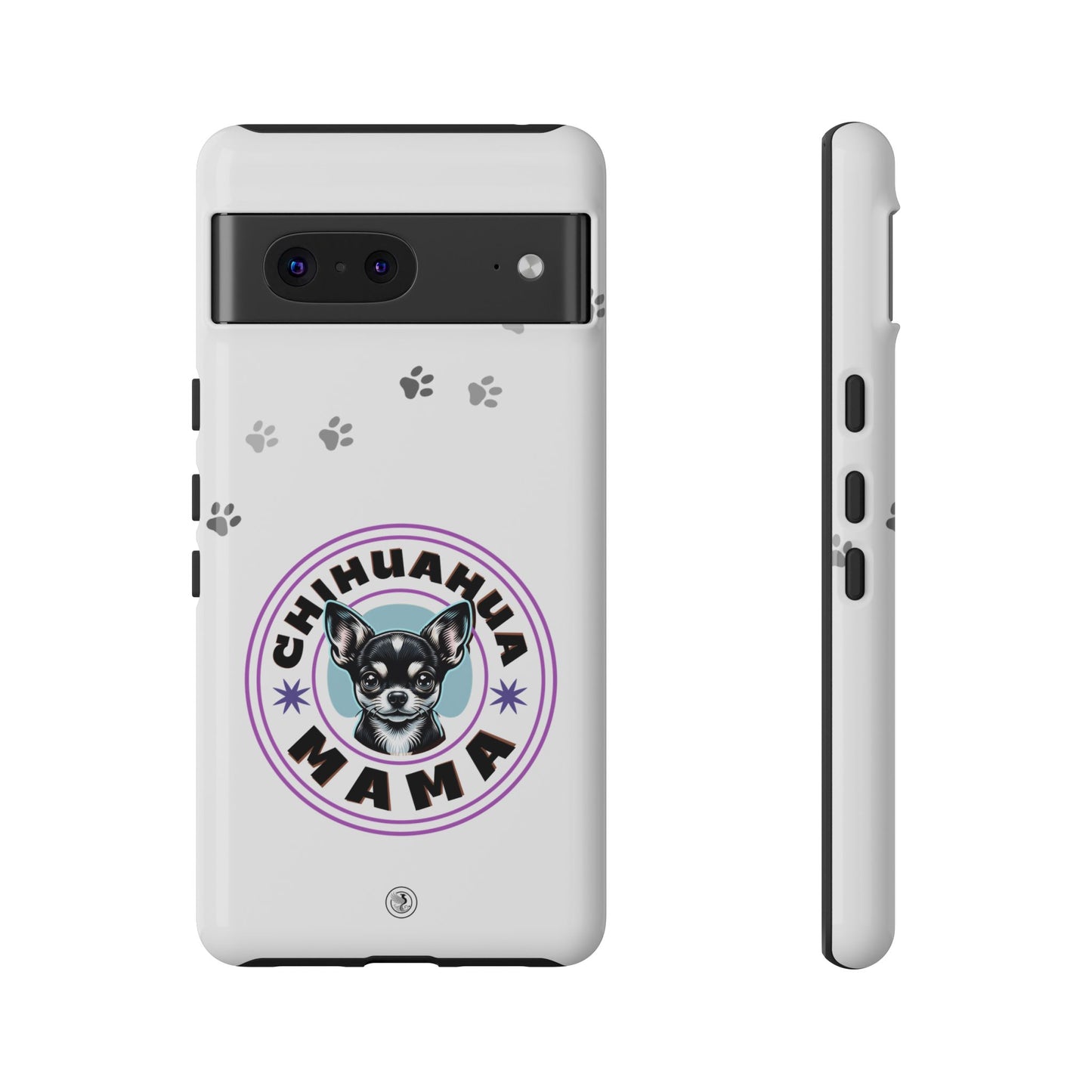 Chihuahua Mama - (Black) Tough Dual Layer Phone Case