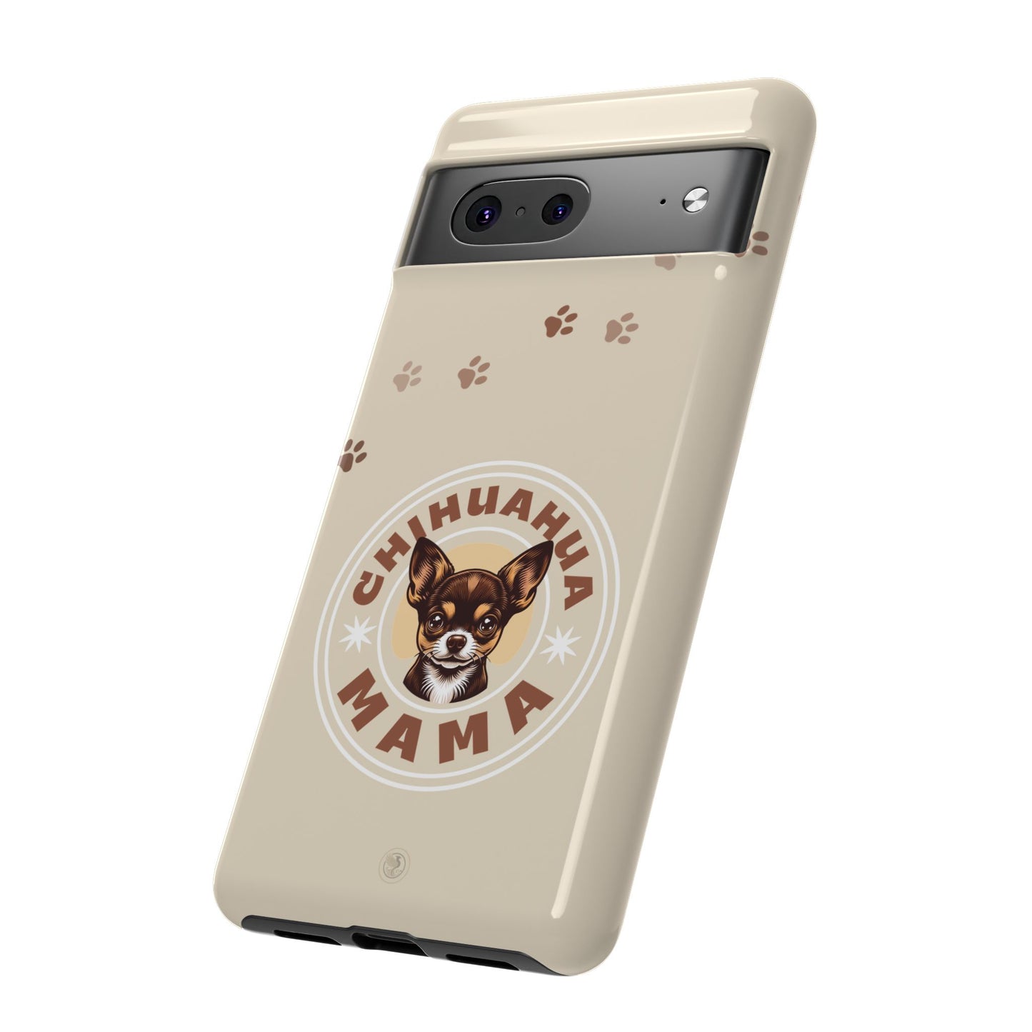 Chihuahua Mama - (Brown) Tough Dual Layer Phone Case