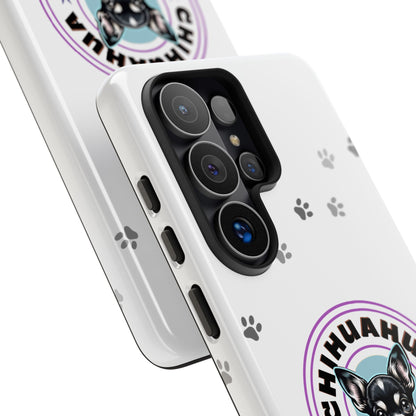 Chihuahua Mama - (Black) Tough Dual Layer Phone Case