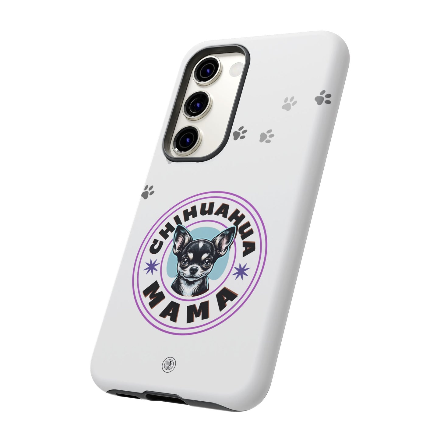 Chihuahua Mama - (Black) Tough Dual Layer Phone Case