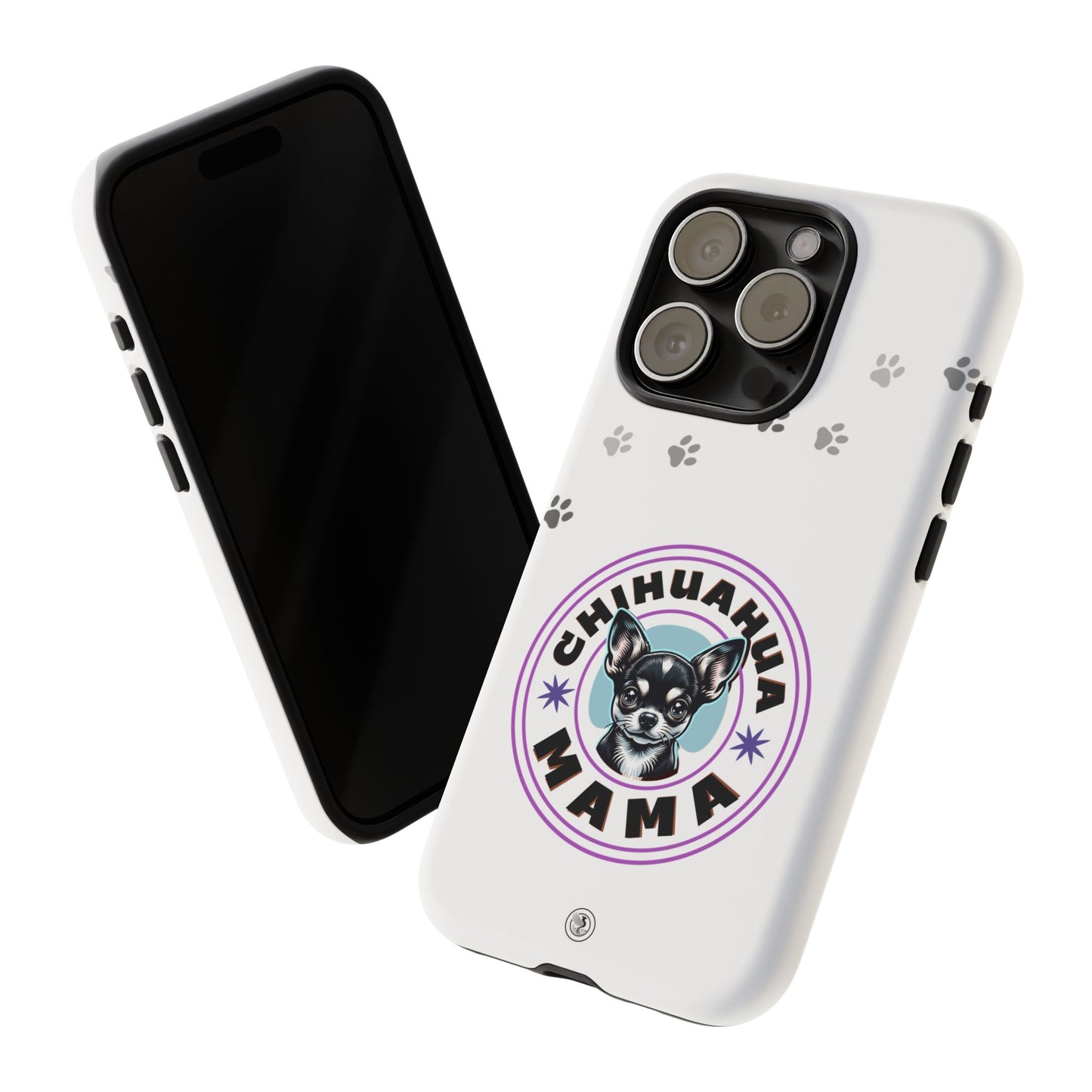 Chihuahua Mama - (Black) Tough Dual Layer Phone Case