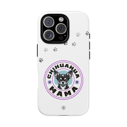 Chihuahua Mama - (Black) Tough Dual Layer Phone Case