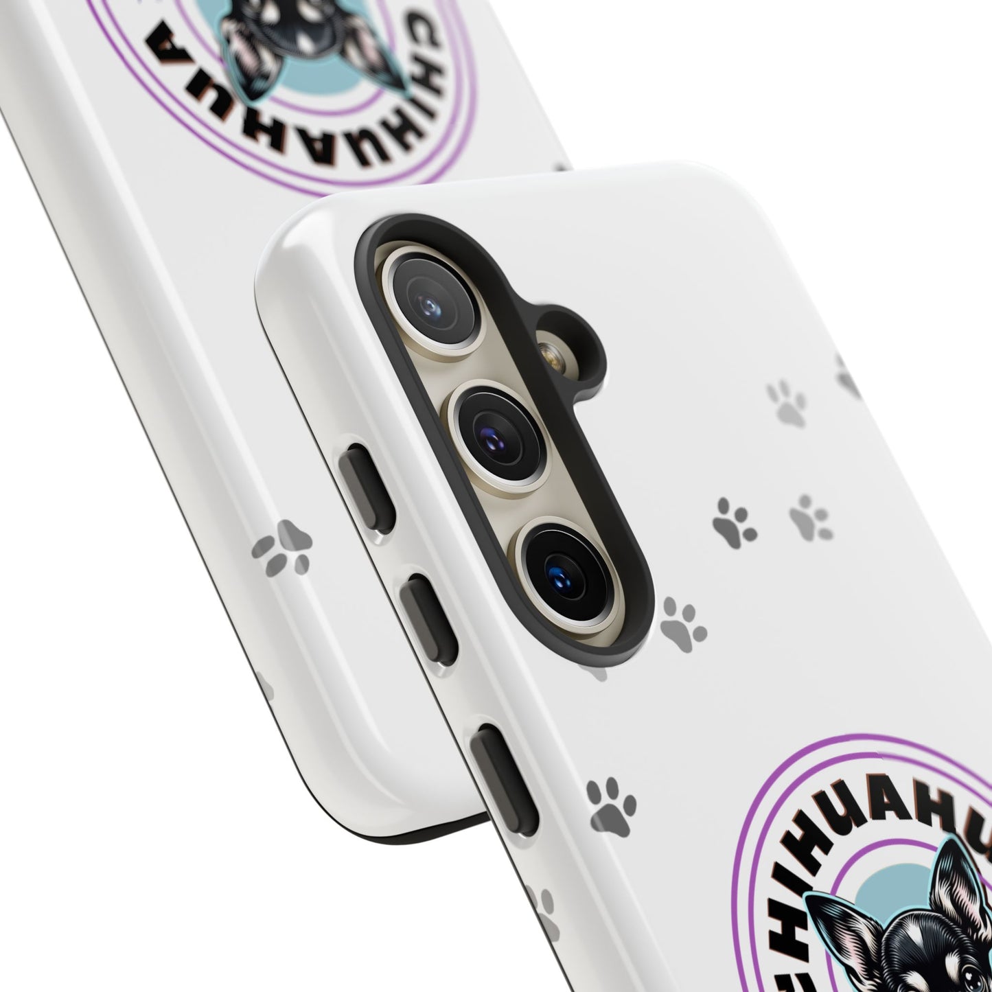 Chihuahua Mama - (Black) Tough Dual Layer Phone Case