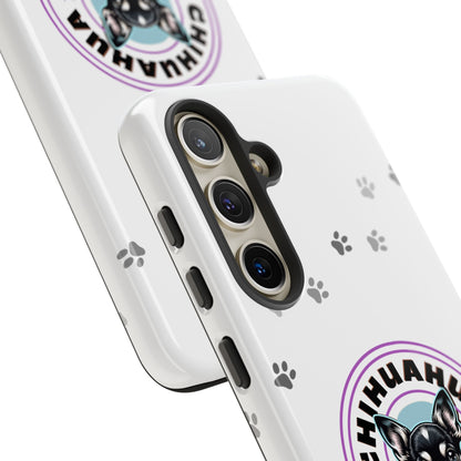 Chihuahua Mama - (Black) Tough Dual Layer Phone Case