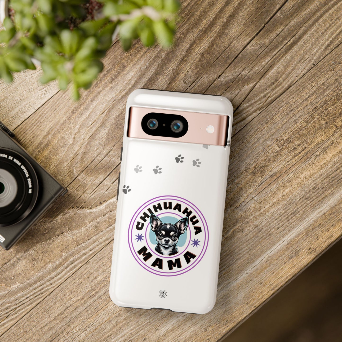 Chihuahua Mama - (Black) Tough Dual Layer Phone Case