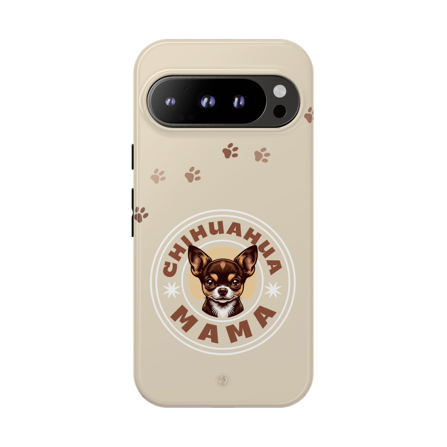 Chihuahua Mama - (Brown) Tough Dual Layer Phone Case