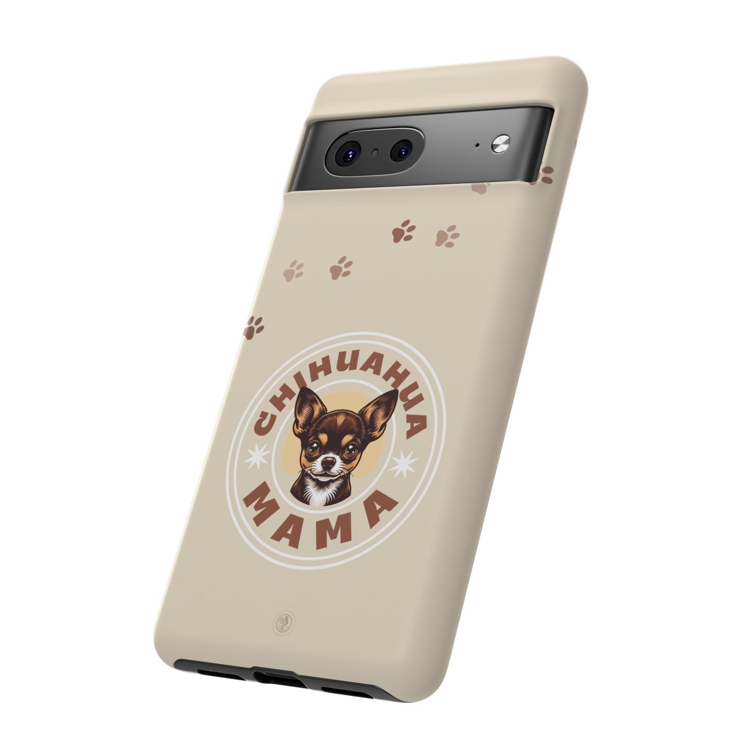Chihuahua Mama - (Brown) Tough Dual Layer Phone Case