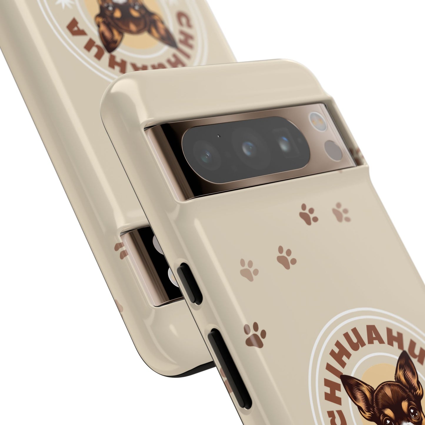 Chihuahua Mama - (Brown) Tough Dual Layer Phone Case