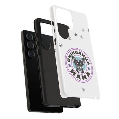 Chihuahua Mama - (Black) Tough Dual Layer Phone Case