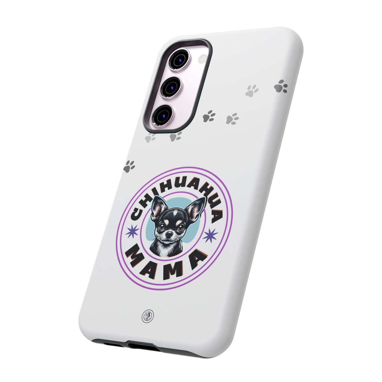 Chihuahua Mama - (Black) Tough Dual Layer Phone Case