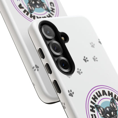 Chihuahua Mama - (Black) Tough Dual Layer Phone Case