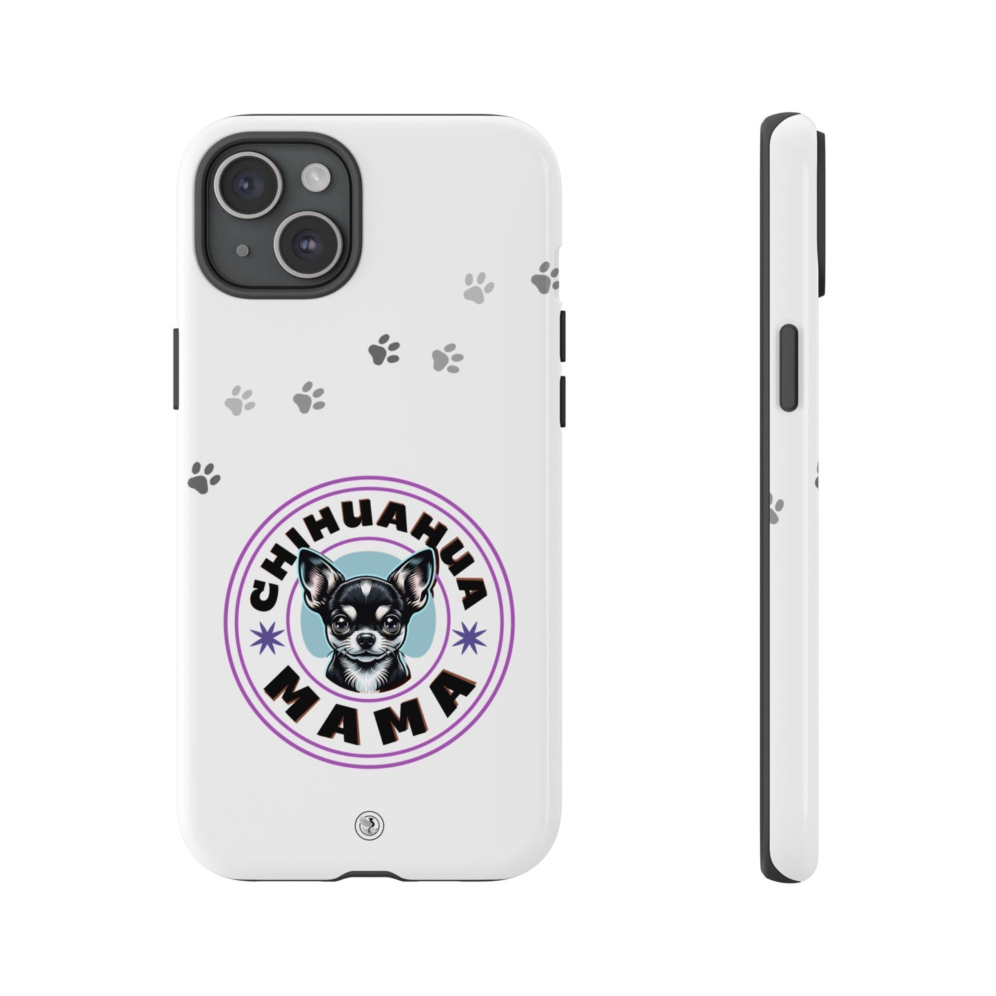 Chihuahua Mama - (Black) Tough Dual Layer Phone Case