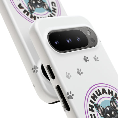 Chihuahua Mama - (Black) Tough Dual Layer Phone Case