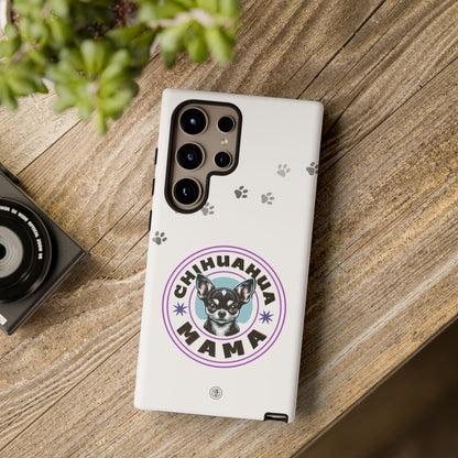 Chihuahua Mama - (Black) Tough Dual Layer Phone Case