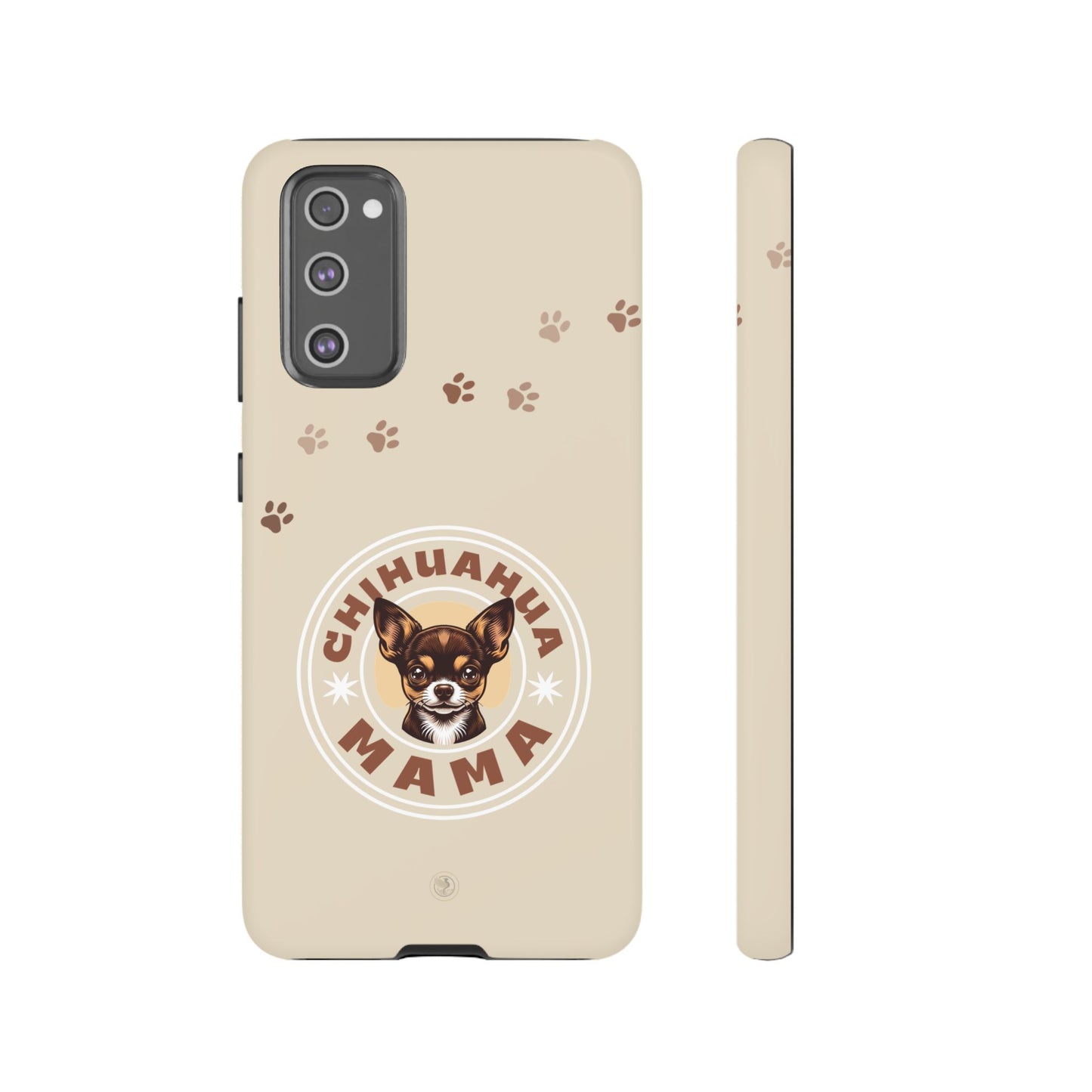 Chihuahua Mama - (Brown) Tough Dual Layer Phone Case