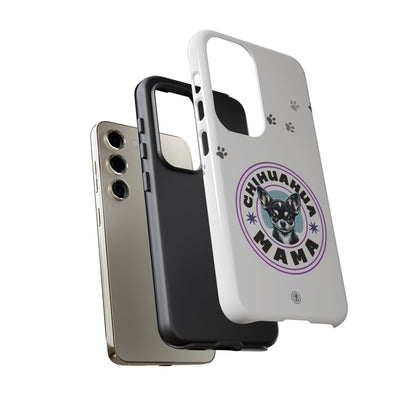 Chihuahua Mama - (Black) Tough Dual Layer Phone Case