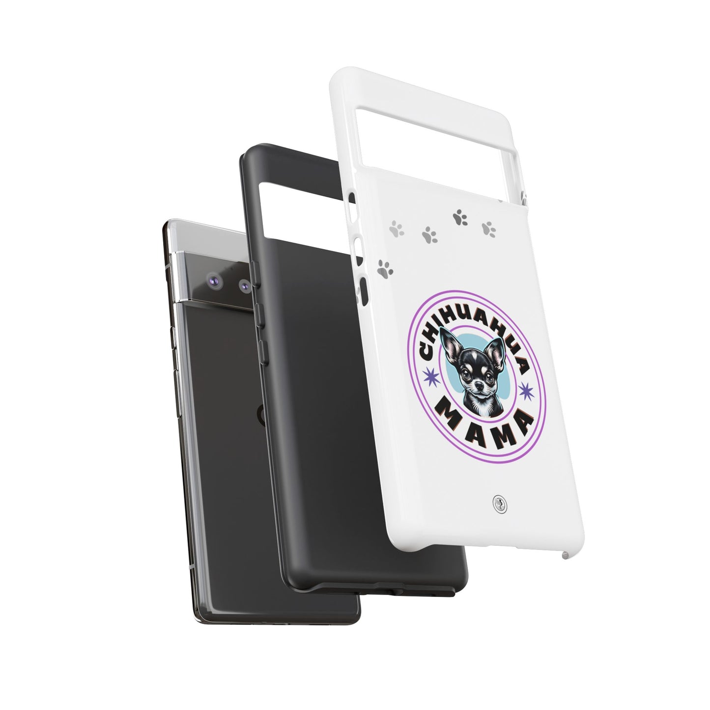 Chihuahua Mama - (Black) Tough Dual Layer Phone Case