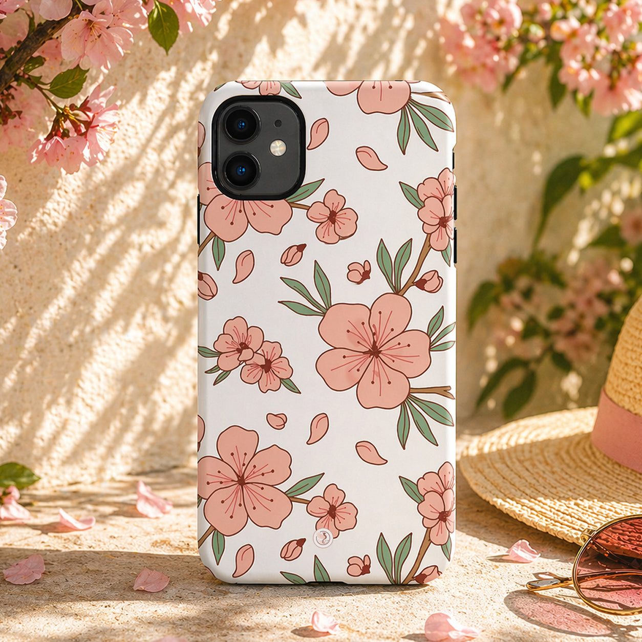Floral-Blossom-Tough-Phone-Cover-exclusive-peach-flowers-Dreamy Phoenix
