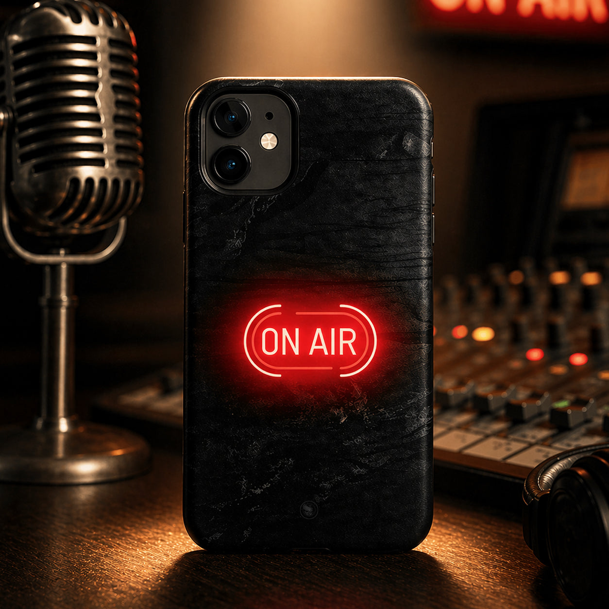on-air-podcaster-live-stream-inspired-tough-Phone-Cover-exclusive-to-Dreamy Phoenix