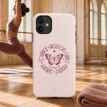 butterfly-transformation-pink-tough-Phone-Cover-exclusive-to-Dreamy Phoenix