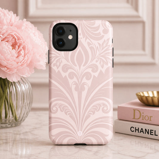 velvet-bloom-blush-colour-damask-pattern-tough-Phone-Cover-exclusive-to-Dreamy Phoenix